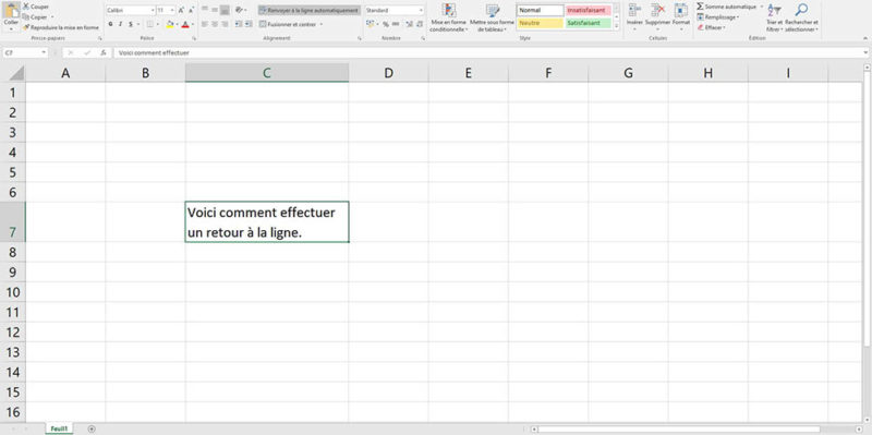 Retour La Ligne Dans Une Cellule Excel Esam Solidarity