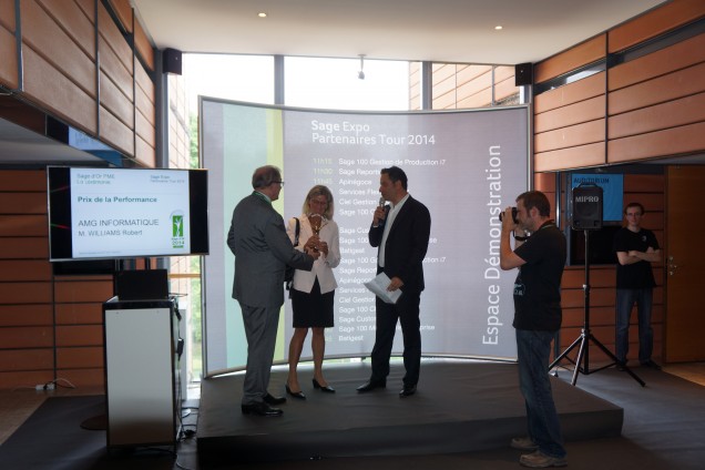 Sage d'Or 2014 pour AMG INFORMATIQUE catégorie performance